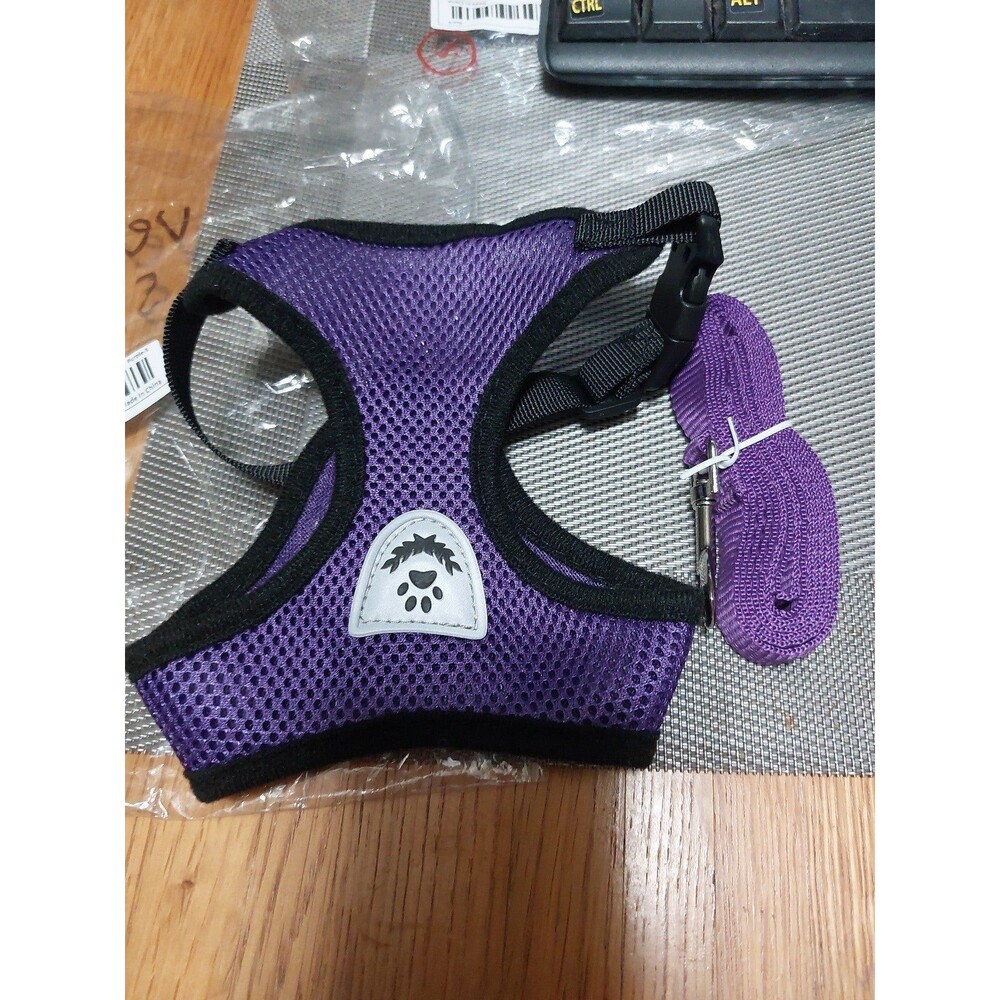 Dog Harness  purple sz small